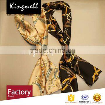 Custom-made digital print chiffon tie scarf women scarf
