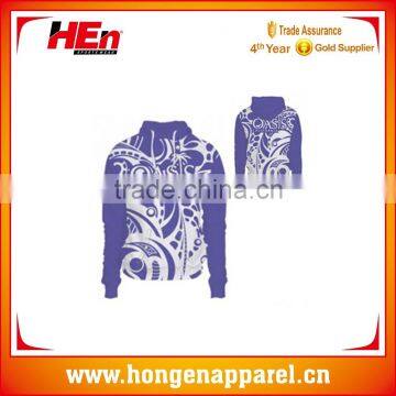 Hongen apparel wholesale bulk 2016 high quality men custom sublimation hoodies /sweatshirts