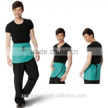 2017 ZX Promotional Uniform Fast Food Supermarket Uniforms Design photo-3