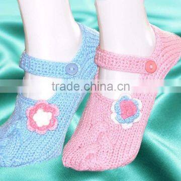 Custom kid crochet silpper shoes