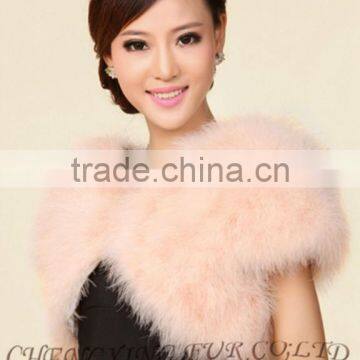 CX-G-B-219 2016 Women Apparel In Stock Women Fashion Turkey Fur Vest photo-3