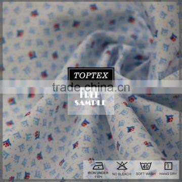 In China Best Quality Calico Fabrics Cotton slub printed Fabric