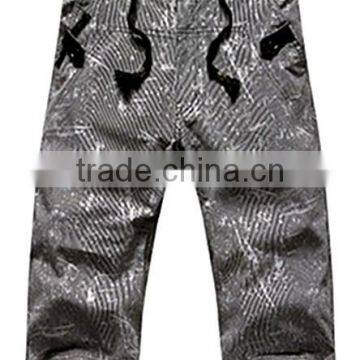 Hot Mens Shorts Casual Short Pants With Whorl Contrast Color