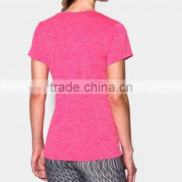 Slim Fit Womens t Shirt, Tri-blend t Shirt Wholesale, Womens Gym t Shirt photo-2