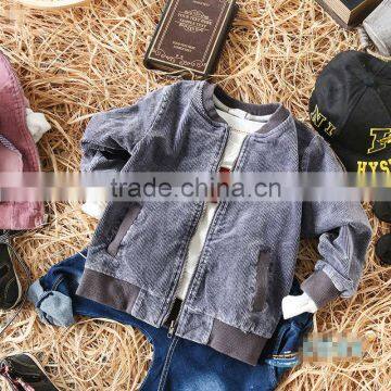 2-7 Years 2017 New Wholesale Autumn Cotton Good Quality Corduroy Full Sleeves Boys Girls Coats photo-5