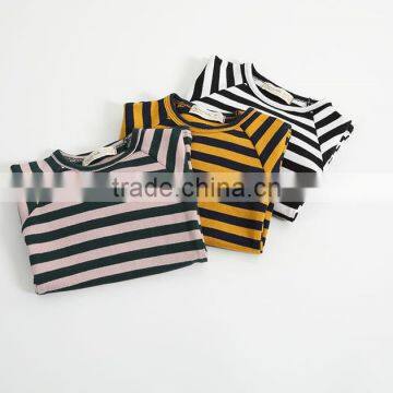 1-6 Years Wholesale 2017 New Autumn Full Sleeve Cotton Stripe Kids Boys Girls Blouse (pick Size Color) photo-2