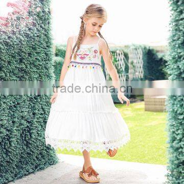 S60710B 2017 Summer Fashion Gallus Dress Child's Girls Vintage Camisole Dresses