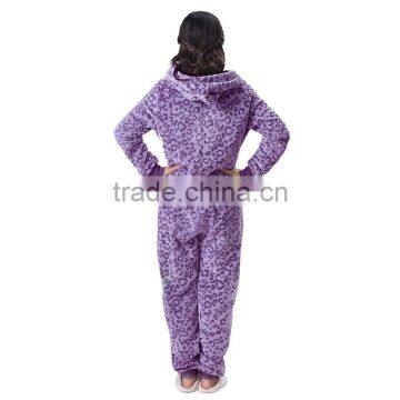 New Style Winter Coral Fleece Thermal Onesie for Women photo-3