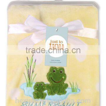 Coral Fleece Animal Design Newborn Blanket Comfortable Carter Baby Blanket photo-4