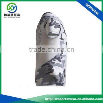 2017 OEM Service High Quality Polyester Fabric Dry Fit Camo t Shirt / Gym Shirt / Fitness Shirt photo-4
