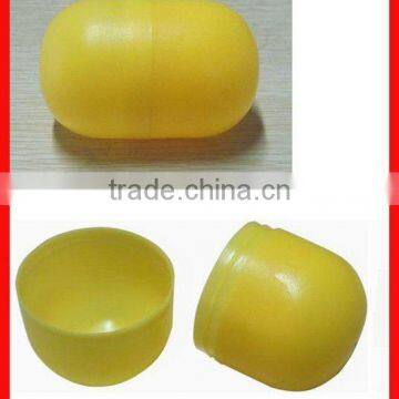 Plastic capsule shaped box