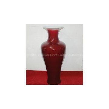 43INCH Oxblood Fishtail Vase