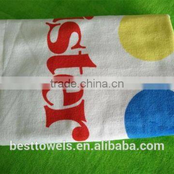 high quality cotton printed beach towel