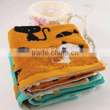 pure cotton yarn-dyed jacquard baby towel