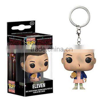 Wholesale cartoon pvc pendant Funko POP Stranger Things anime Figure keychain