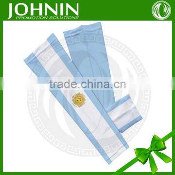 Different Countries Silk Screen Printing Arm Protection Sleeve Flag