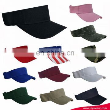 Visor Sun Plain Hat Sports Cap Colors Golf Tennis Beach New Adjustable Men Women Dongguan Factory