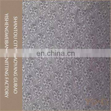 Wholesale cheap stretch flower pattern elastic lace fabric in rolls