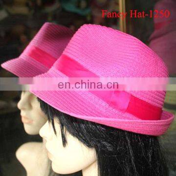 Custom Cheap Summer Straw sunhat for girls wholesale