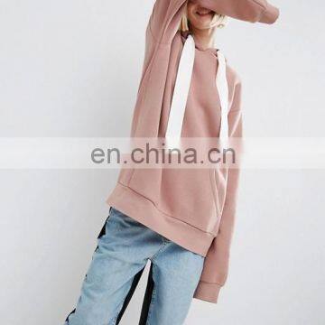 Custom Wholesale Blank Pullover Nude Oversized Hoodie For Women