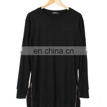 Manufacturer Men's Long Sleeve Zip Sweatshirts Pullover Jumper Tee Tops T-shirt photo-4