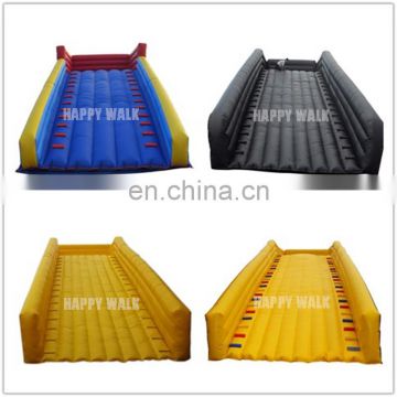 Crazy sale! High slide inflatable ramp for zorb ball, inflatable field for hamster ball, inflatable slide for grass ball sports