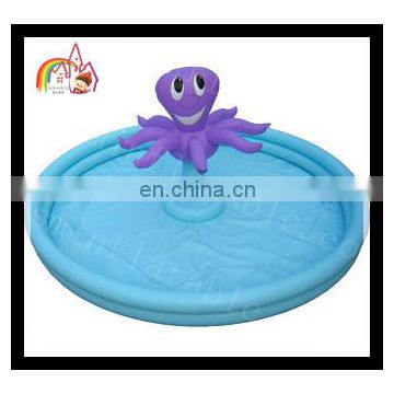 Inflatable kids Pool with squid toy