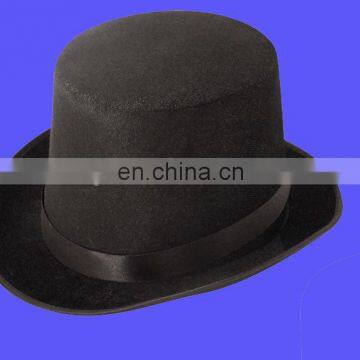 black adult velour top hat victorian ringmaster