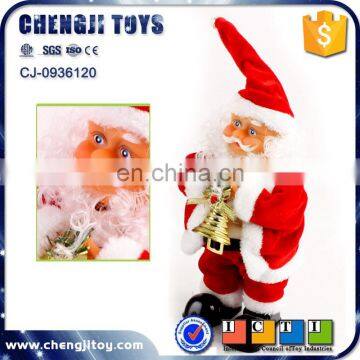 Battery operated funny sonwman santa claus dolls