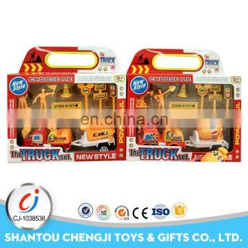 Truck trailer sign diecast import cars toy for kids pretend play game