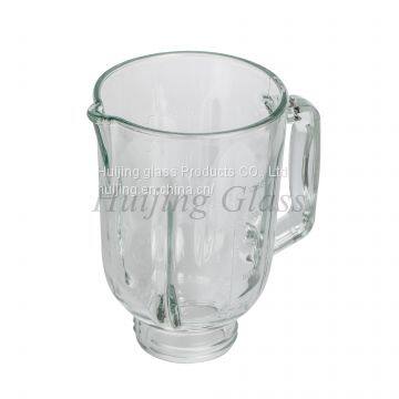 1.25L home electrical appliances Food Grade blender glass jar spare parts VASO DE VIDRIO PARA LICUADORA A110