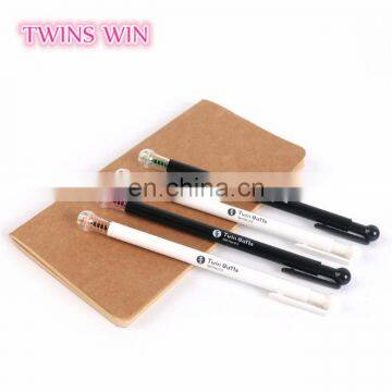 Top Sale Office Supply Cute Stationery Korea Novelty Promotional Personalised Eco-friendly Plastic Gel-ink Pens Free Samples photo-3