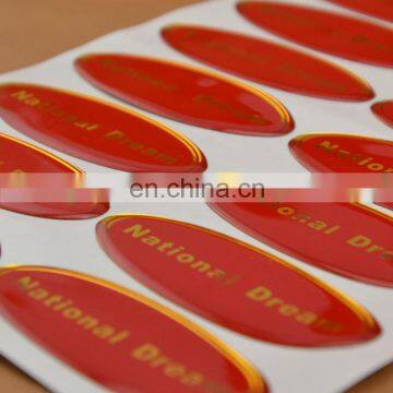 China Suppliers Custom Clear Epoxy Resin Dome Stickers