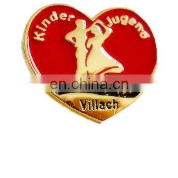 2015 hot sale soft enamel metal custom lapel pins with gold finishing