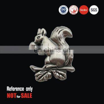 Promotional souvenir used animal shape 3D design metal lapel pin badge making