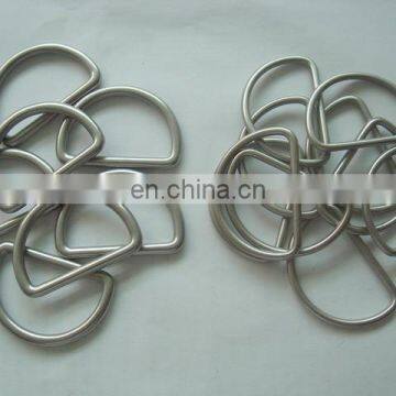 High quality alloy bag accessory metal d ring