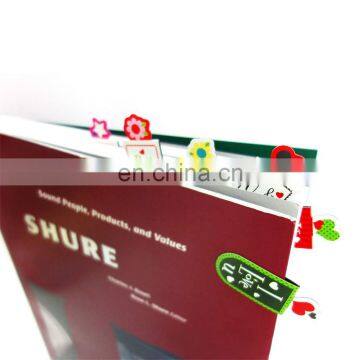 Customized Special Fancy Gift Folding Magnetic Clip Custom Bookmark