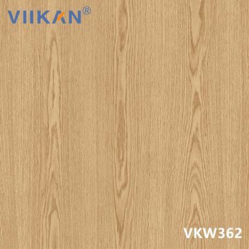 Oak Wood Grain Melamine Impregnated Designer Floor Paper