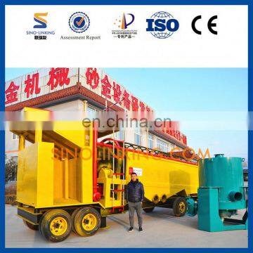 Professional sticky clay gold washer trommel scrubber from China