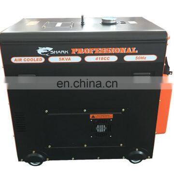 5KW SILENT DIESEL GENERATOR DG6500LDE-N (BIG FUEL TANK) photo-3