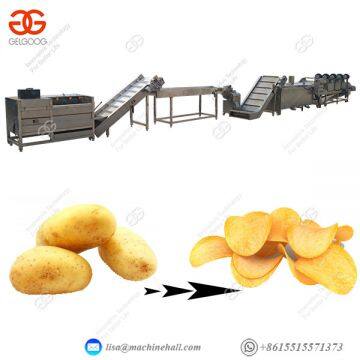 Potato Chip Manufacturing Equipment Frying Potato Chips Making Machine Price photo-3