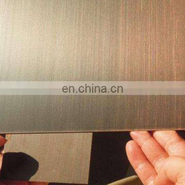 201 304 316 430 Etched Stainless Steel Decorative PVD Coated Sheet