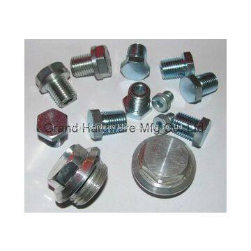 NPT,BSP Thread 1 Inch Steel Zinc Plated Hydraulic Pipe Plug,Metric Thread Available photo-3