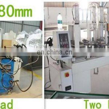 UPVC Windows Making Machine / PVC Profile Double Mitre Sawing