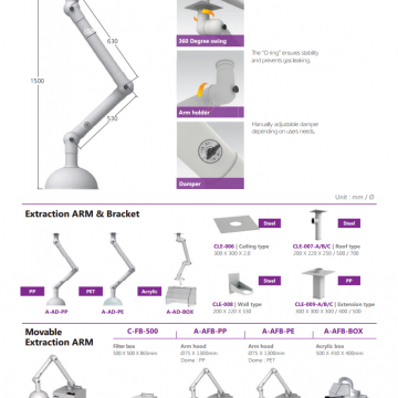 Laboratory Extraction exhaust system