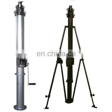 20m 60feet Safely Elevated Winch Crank Raises Telescoping tv Antenna Mast