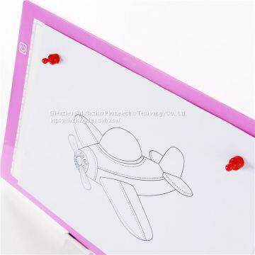 China A4 LED Copy Board Scale Magnetic Back Case Drawing Tracing Thin Light Pad Box Dimmable photo-2