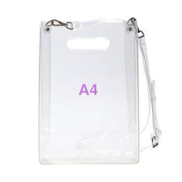Custom PVC Bag Side Gusset Bag Screen Printing PVC Tote Bag photo-2