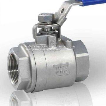 Stainless Steel Three-piece Ball Valve photo-2
