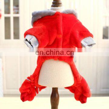 Autumn and Winter Soft Dog Clothes Teddy Bear Pet Plush Coral Fleece Coat Clothes photo-4